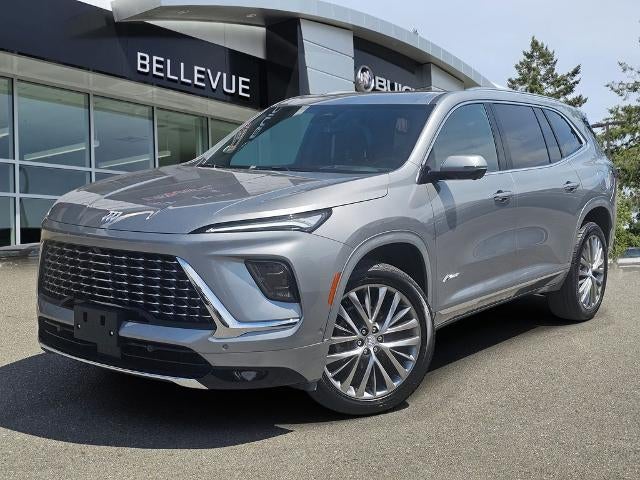 2025 Buick Enclave Avenir in Moonstone Gray Metallic — front three-quarter view