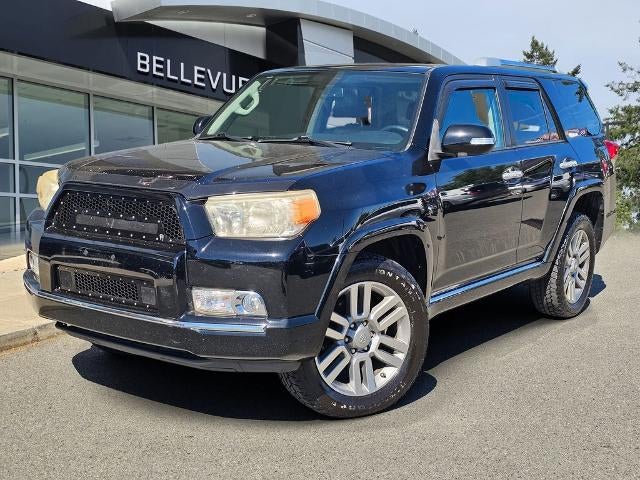 2010 Toyota 4Runner Trail in Black — front three-quarter view